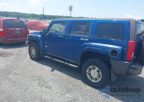 2006 Hummer H3 Suv z USA, uszkodzony, nr VIN 5GTDN136668304574